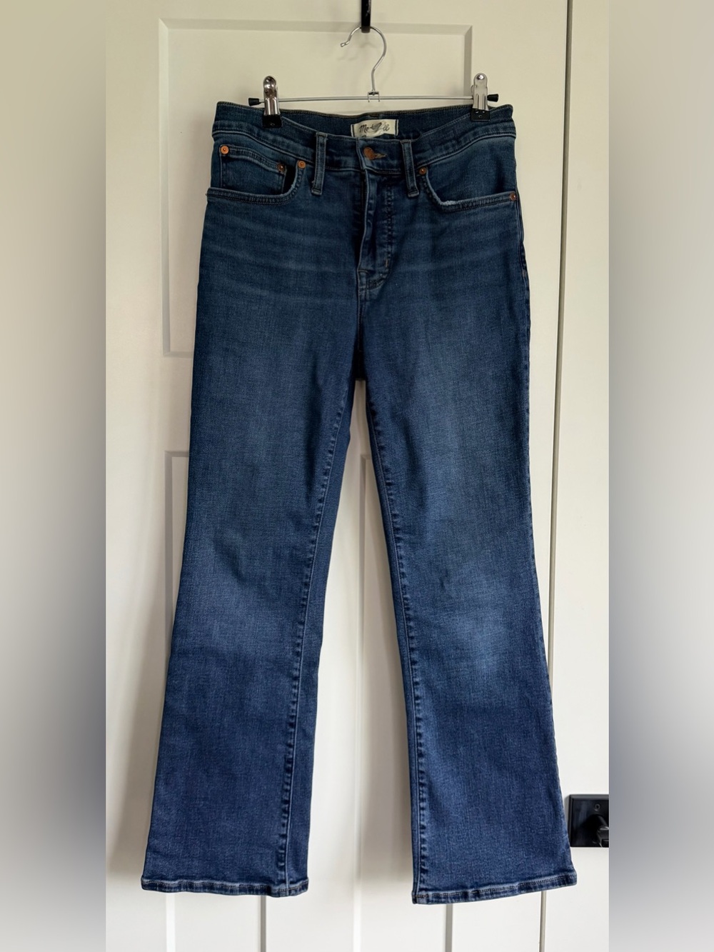 Madewell Jeans Womens 27 Kick Out Crop Stretch Mid Rise